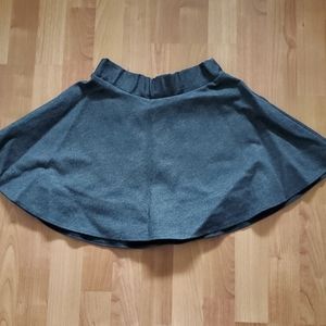 Gray circle skirt